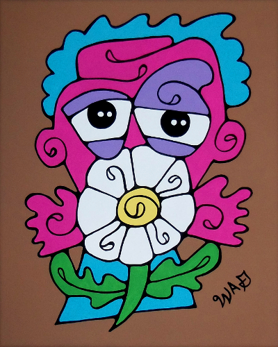 Wayne Gagnon - Painting - Forever Spring - Flower, Midlife